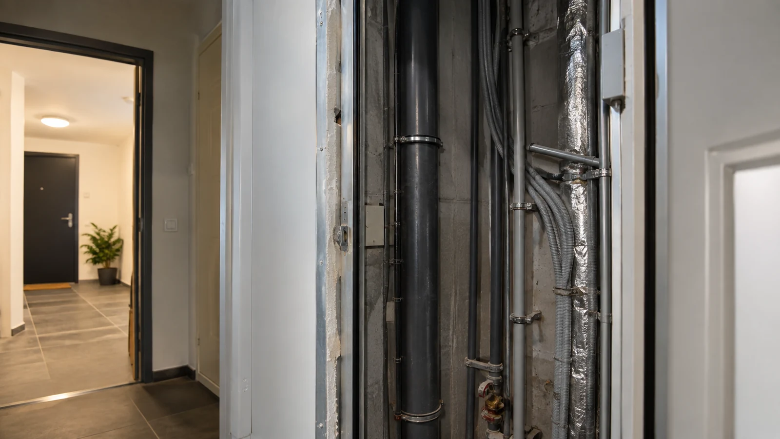 Gaines techniques en copropriété pouvant permettre la circulation des blattes